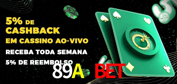 Promoções do cassino ao Vivo 89A Bet