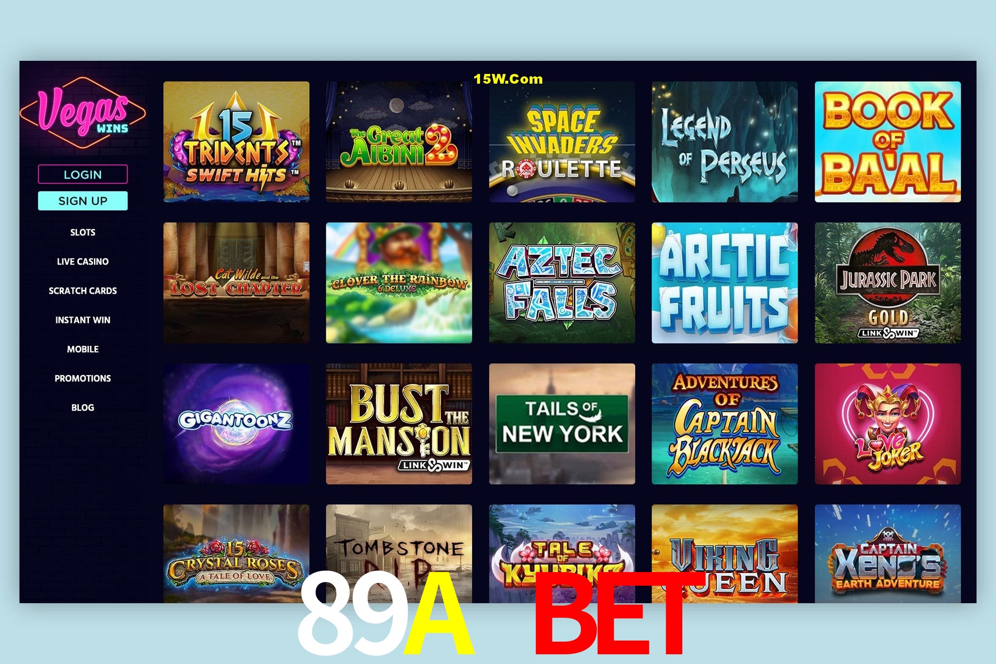 Mesa de Blackjack 89A Bet